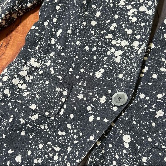 Calvin Klein linen blazer 🖤 lined 🖤 excellent condition 🖤 Size zero - Picture 3 of 7